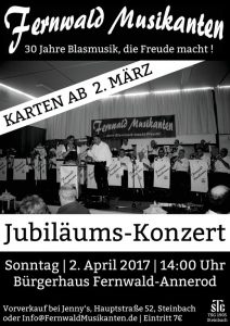 Jubiläumskonzert Fernwald Musikanten