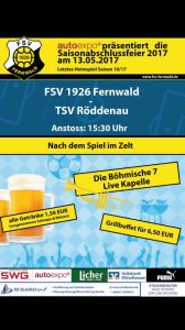 Saisonabschlussfeier FSV Fernwald